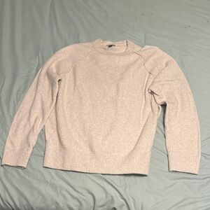 American Eagle Outfitters Cream Knit Sweater